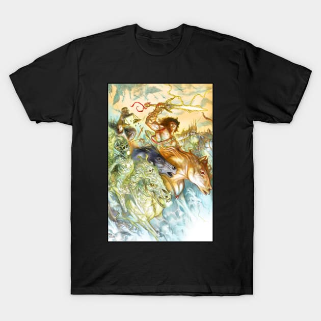 4 Horsemen T-Shirt by Castillo Studios